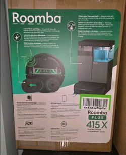 NEW Roomba 415 X Combo Robot Vacuum and Mop with AutoWash Dock