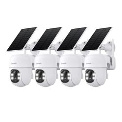 4 Pks Solar Security Cameras 