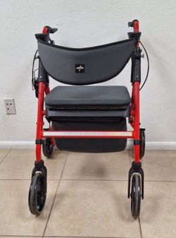 Premium Empower Rollator Walker with Memory Foam Seat