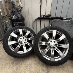 22’s Denali wheels