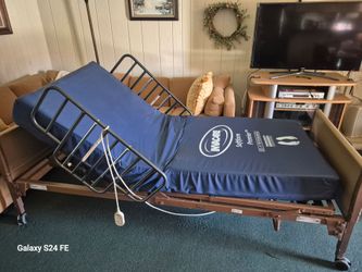 Fully Electric Medical Bed with Mattress