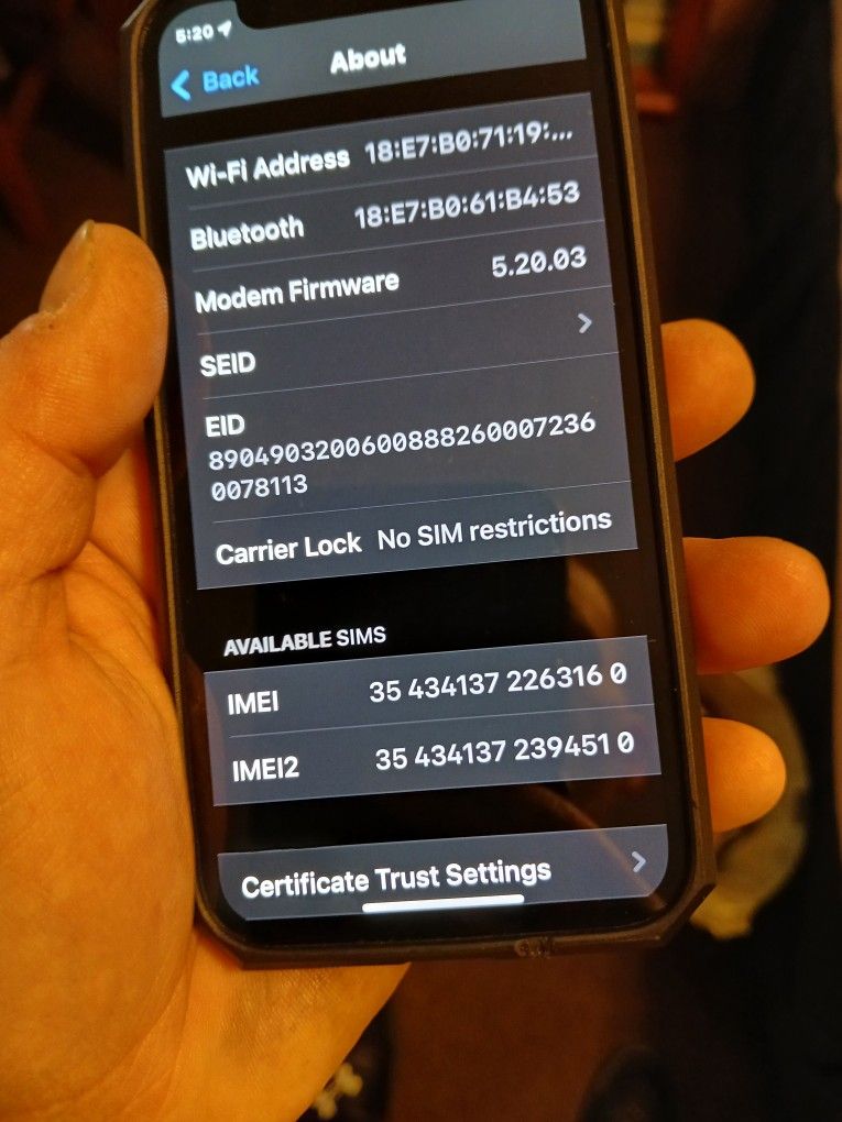 BARLEY Used iphone 12 MINI Unlocked!