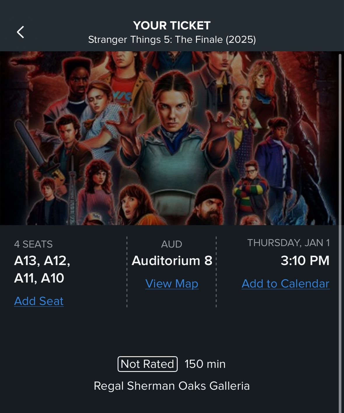 Stranger Things Finale 4 Movie Tickets Los Angeles