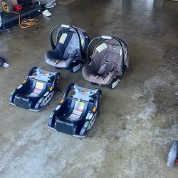 Infant Chico Key Fit car seat with base.