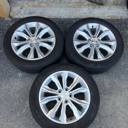 3 Spare Rims 17 Chevrolet 5 Lugs 115 mm