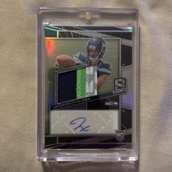 2023 Panini Spectra Jaxon Smith-Njigba Autographed 37/60 Game Worn!