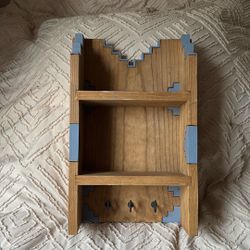 Hand crafted curio shelf
