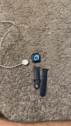 Apple Watch Series 7 45mm Blue (GPS) w/ Charger