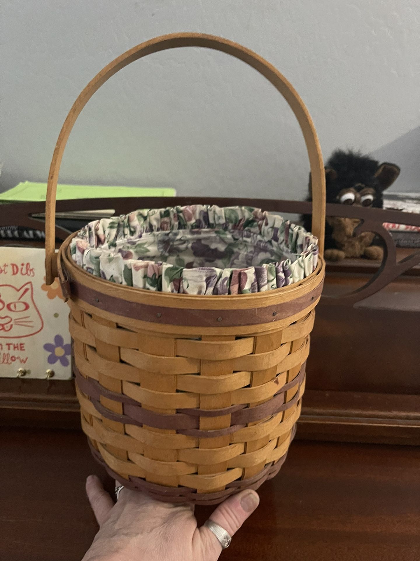 Longaberger Sweet Pea May Basket 1996