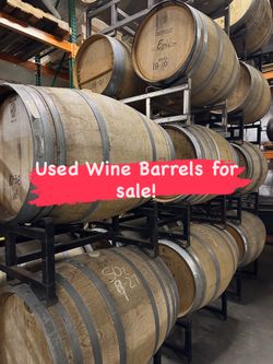 Used Wine Barrels