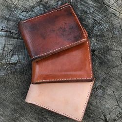 Leather Wallets - 100% Full Grain  Leather - Custom Made