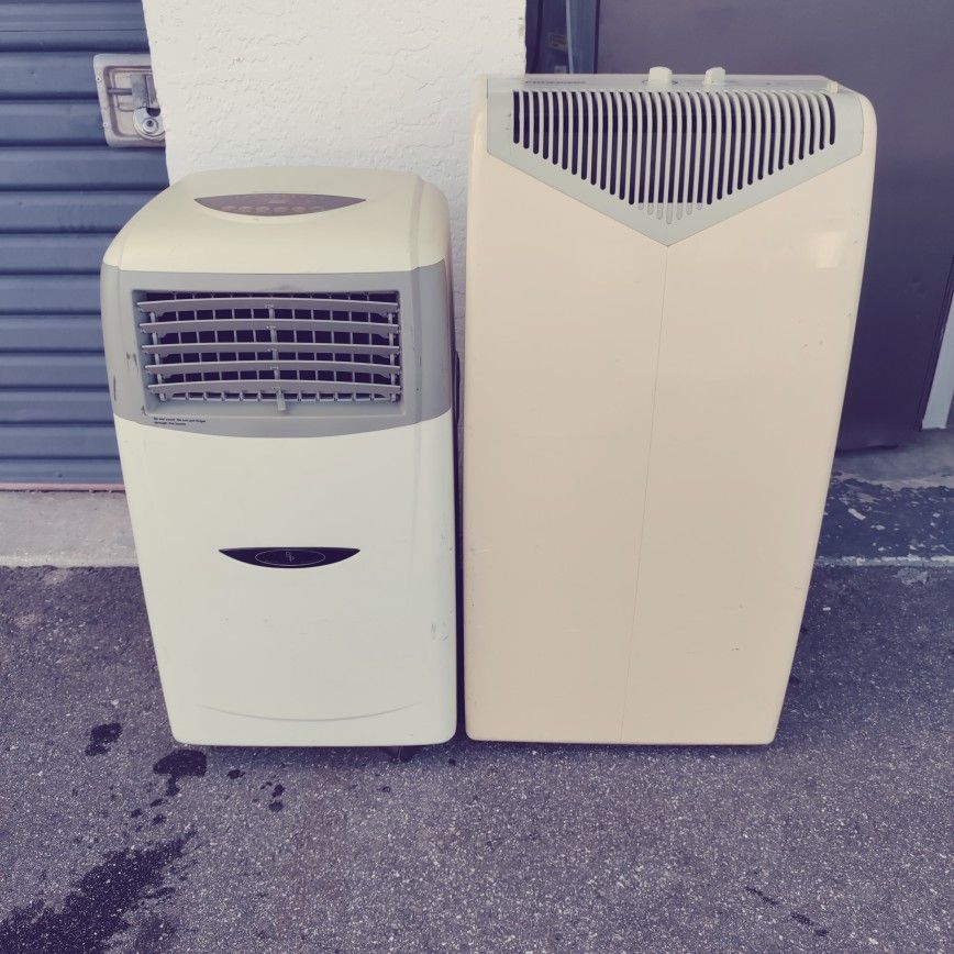 portable AC units galore everything works perfect with the warranty with parts without parts some have dehumidifiers