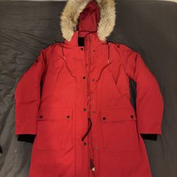 Andrew Marc Womens Snorkel Quilted Detachable Faux Fur Hooded Parka Jacket