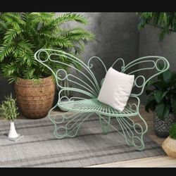 Mother's Day Gift , Outdoor Metal Butterfly Chairs. Y2K Aesthetic, Boho & Cottagecore Style, Seating for Patio, Garden, Backvard, Cute & Sturdy holds 