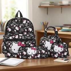 Hello Kitty 4 Piece Backpack Set 