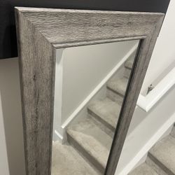 Mirror, Weathered Grey