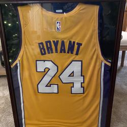 Framed Kobe Bryant Jersey (not signed)