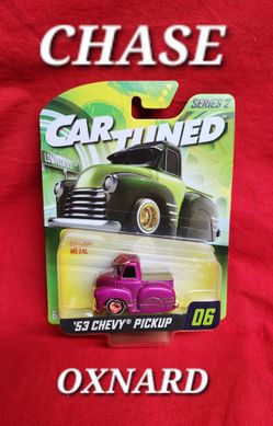 CARTUNED~Series 2~1953 Chevy Pickup RARE PINK CHASE~