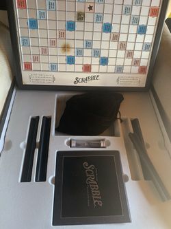 Onyx Edition Scrabble Crossword game