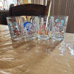 Disney Glass Cups