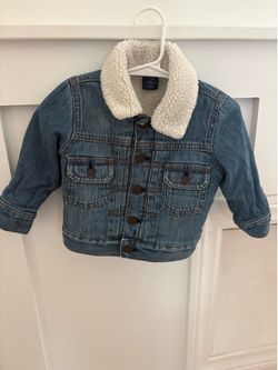 Boys/Girls Baby Gap Jean Sherpa Jacket