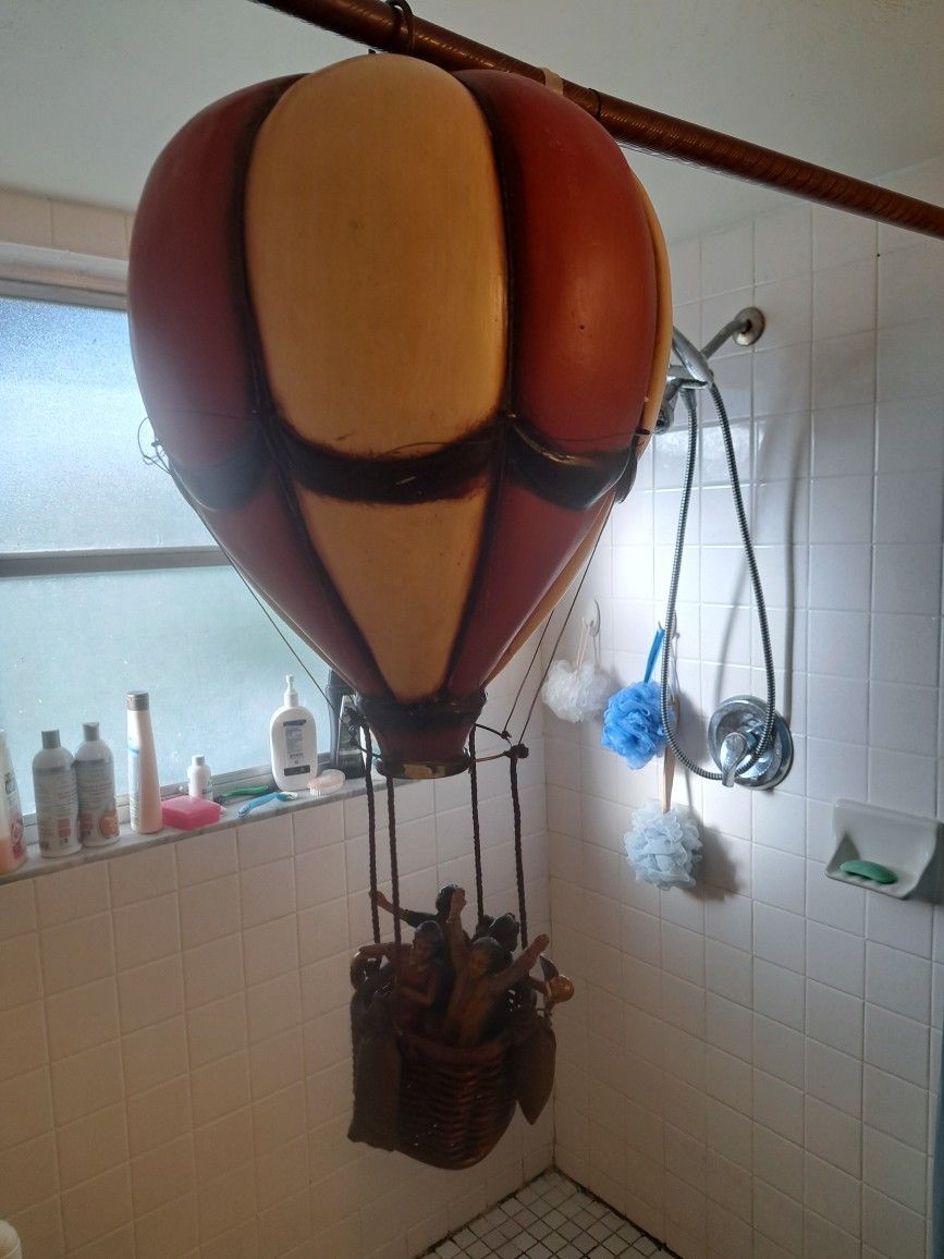 Vintage Hot Air Balloon Hanging