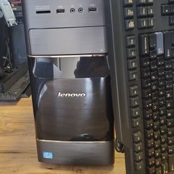 Lenovo MT-1009, Intel Quad Core i7 Processor, 16GB RAM,  128GB SSD Boot, 500GB HDD, Windows Professional 10 OS , DVD-RW DRIVE , 22-Inch Monitor 