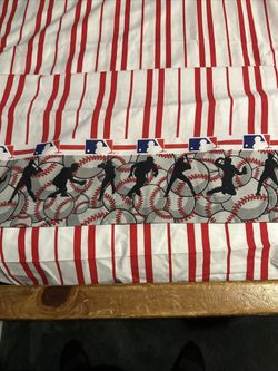 2000s Baseball Major League Twin Bed Sheets Vintage Bedding From Dan Rivera Inc