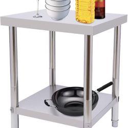 Table, 24''x18'' Commercial Kitchen Work & Prep Table, for Restaurant$50