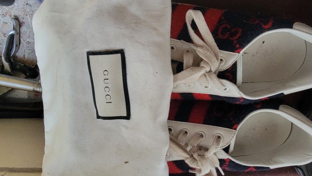 GUCCI Ace GG terry cloth sneakers 