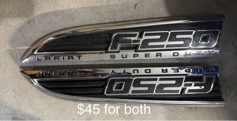 $35 For both F-250 badges!