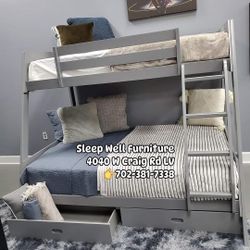 🙋‍♂️ Twin Full Bunk Bed Mattresses 👉Furniture Queen Bedrooms, Sectionals, Dining Table Sets Avail 