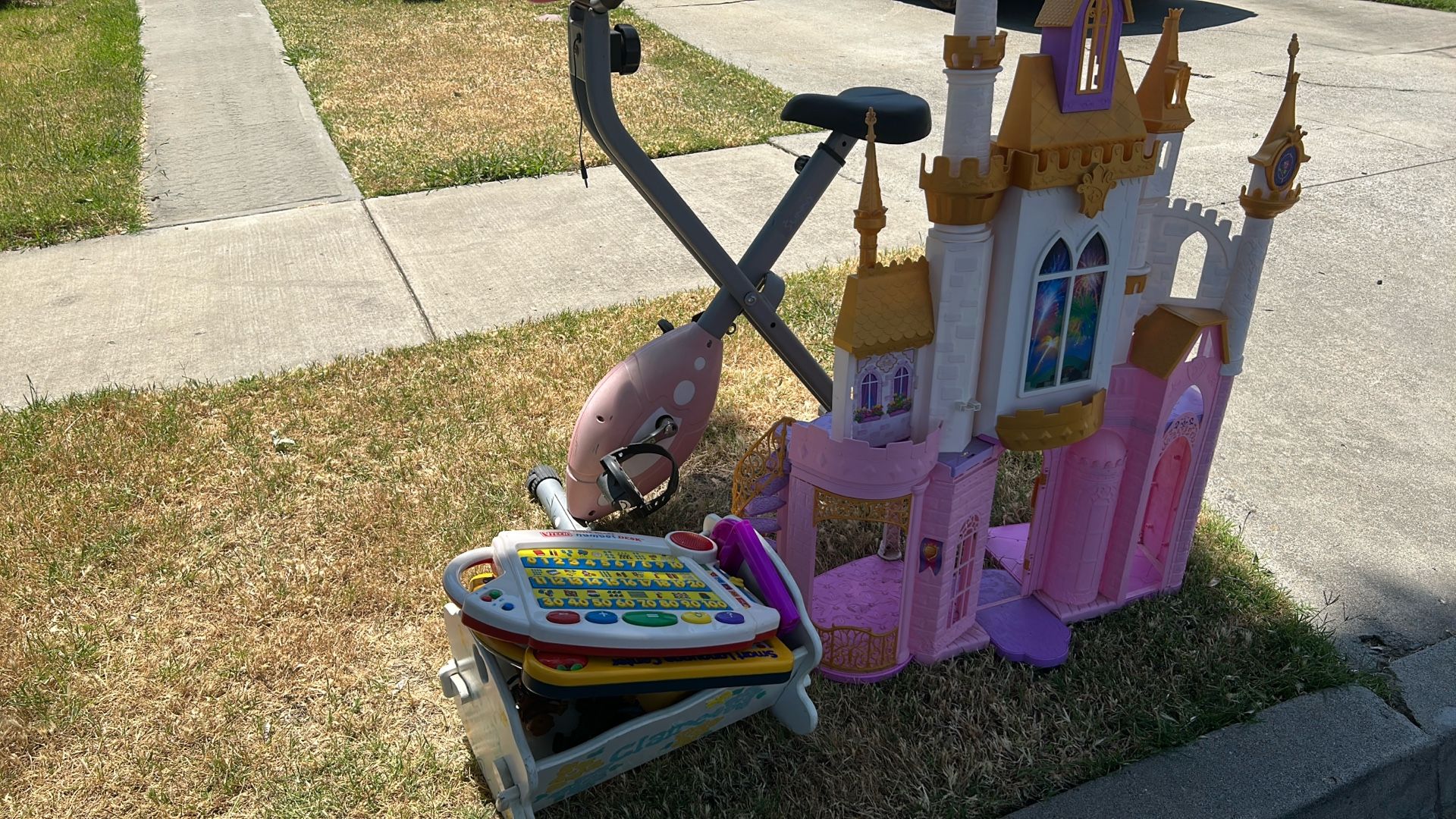 Exercise Bike & Toys