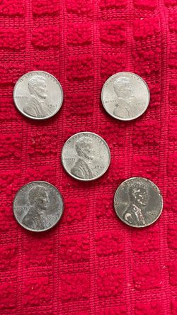 (5) Steel pennies $80.00 CASH, TEXT FOR PRICES.