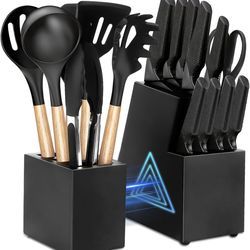 NEW Knife Set & Utensil Set 18Pc