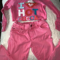 #toddler #set #pants #shirt #pink #girls
