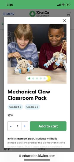 Mechanical Claw Classroom 10 Packs By Kiwico