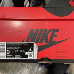 Jordan 1 Fearless Size 9