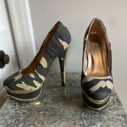 Camouflage High Heels