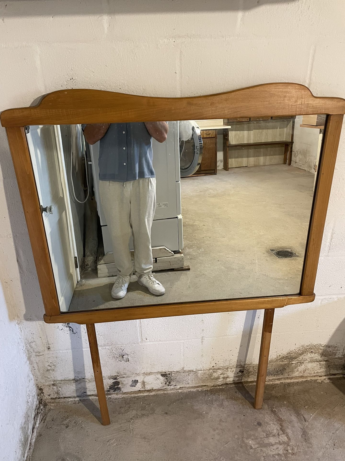 Wooden mirror Large