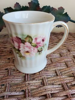 Nantucket floral pattern cup/mug