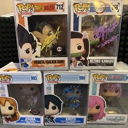 Autographed RARE Funko Pops