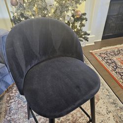 Set of 2 Wade Logan Milliner 28″ Bar Stools — Peacock Blue Velvet — $80
L • Bar/ island Height • Pickup Only