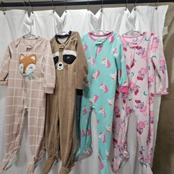 Carter's Baby Girls Footed Pajamas Sleepers - 3T