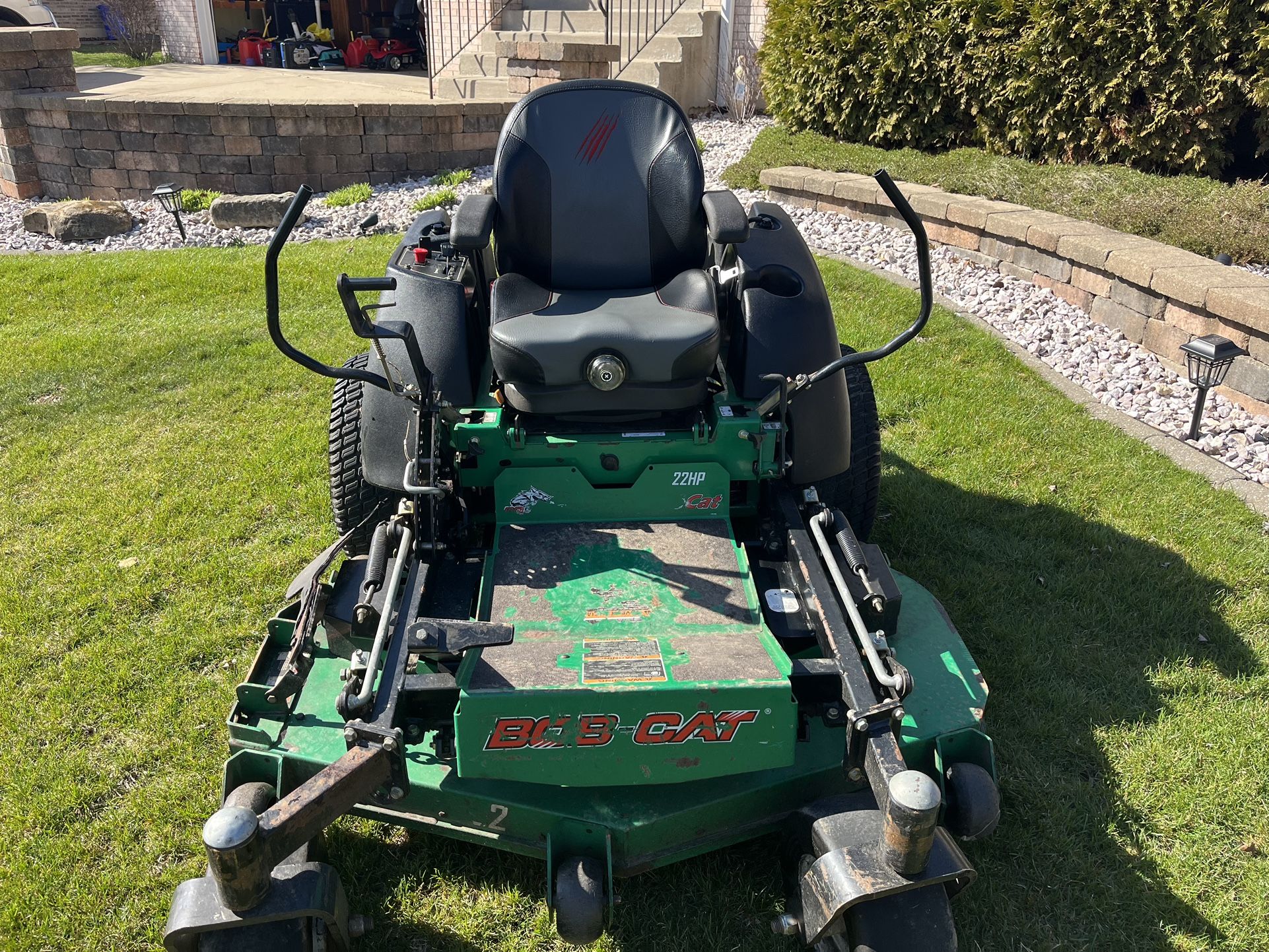 Bobcat ProCat 52” Commercial Mower/22HP Kawasaki W/aluminum Bagger for