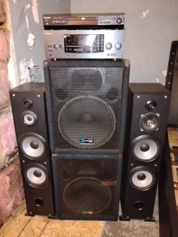 Home Stereo System With Concert Speakers $200 