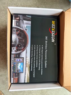 WEVISION 360° Bird View Car DVR Camera System – Brand New