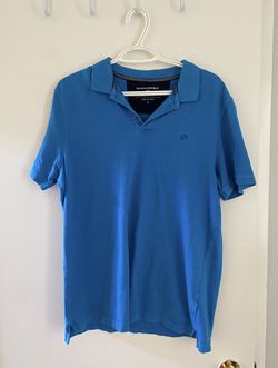 Banana Republic Men’s Blue Polo  Shirt With Pocket - Size Large - Used Great Condition 