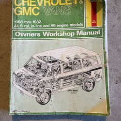 Chevy/GMC Vans 1(contact info removed) Hanes Manual