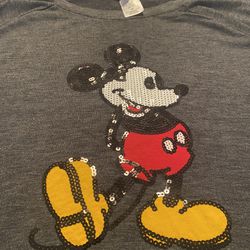 Disney Brand Sequin Shirt Authentic 